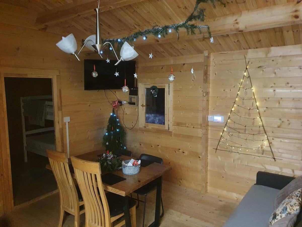 Stunning Log Cabin On The Lake Portroe المظهر الخارجي الصورة